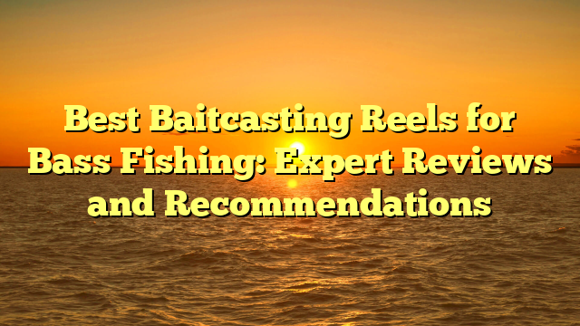 Best Baitcasting Reels for Bass Fishing: Expert Reviews and Recommendations