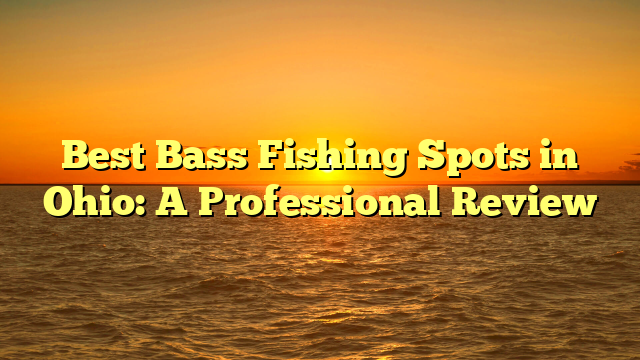 Best Bass Fishing Spots in Ohio: A Professional Review