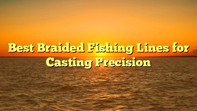 Best Braided Fishing Lines for Casting Precision