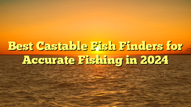 Best Castable Fish Finders for Accurate Fishing in 2024