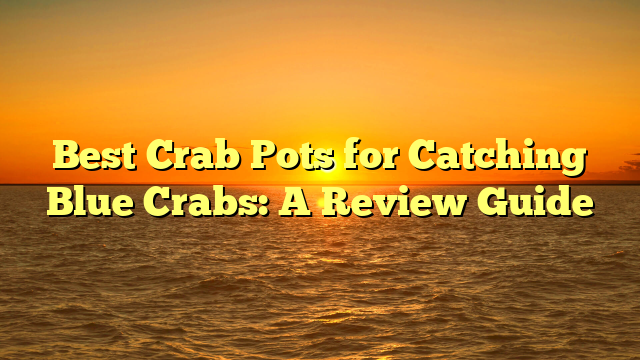 Best Crab Pots for Catching Blue Crabs: A Review Guide