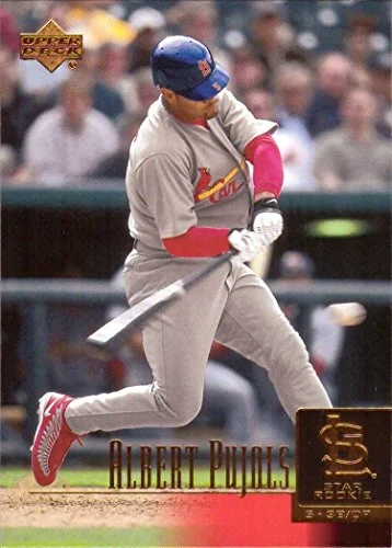 best albert pujols rookie card