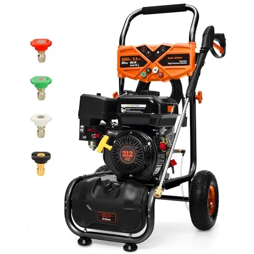 best gas pressure washer for car detailing